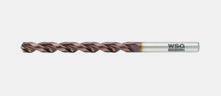 Long series DIN 340 twist drills TiAlN coated for deep holes